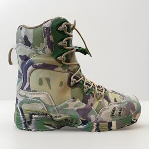Esdy Men’s Camouflage High Top Hiking Boots Size 9 NWOB